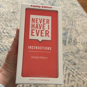 Never Have I Ever Family Edition Game